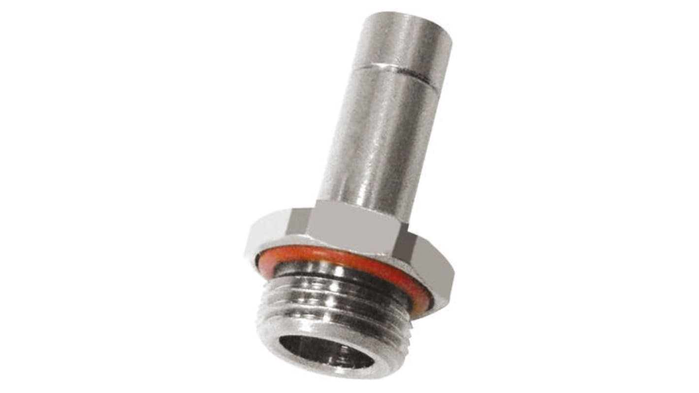 Legris LF3800 R1/4 Stecker x 6-mm-Steckanschluss Gerader Gewindeadapter, Gewinde-zu-Rohr, Edelstahl, R1/4 Stecker, 20