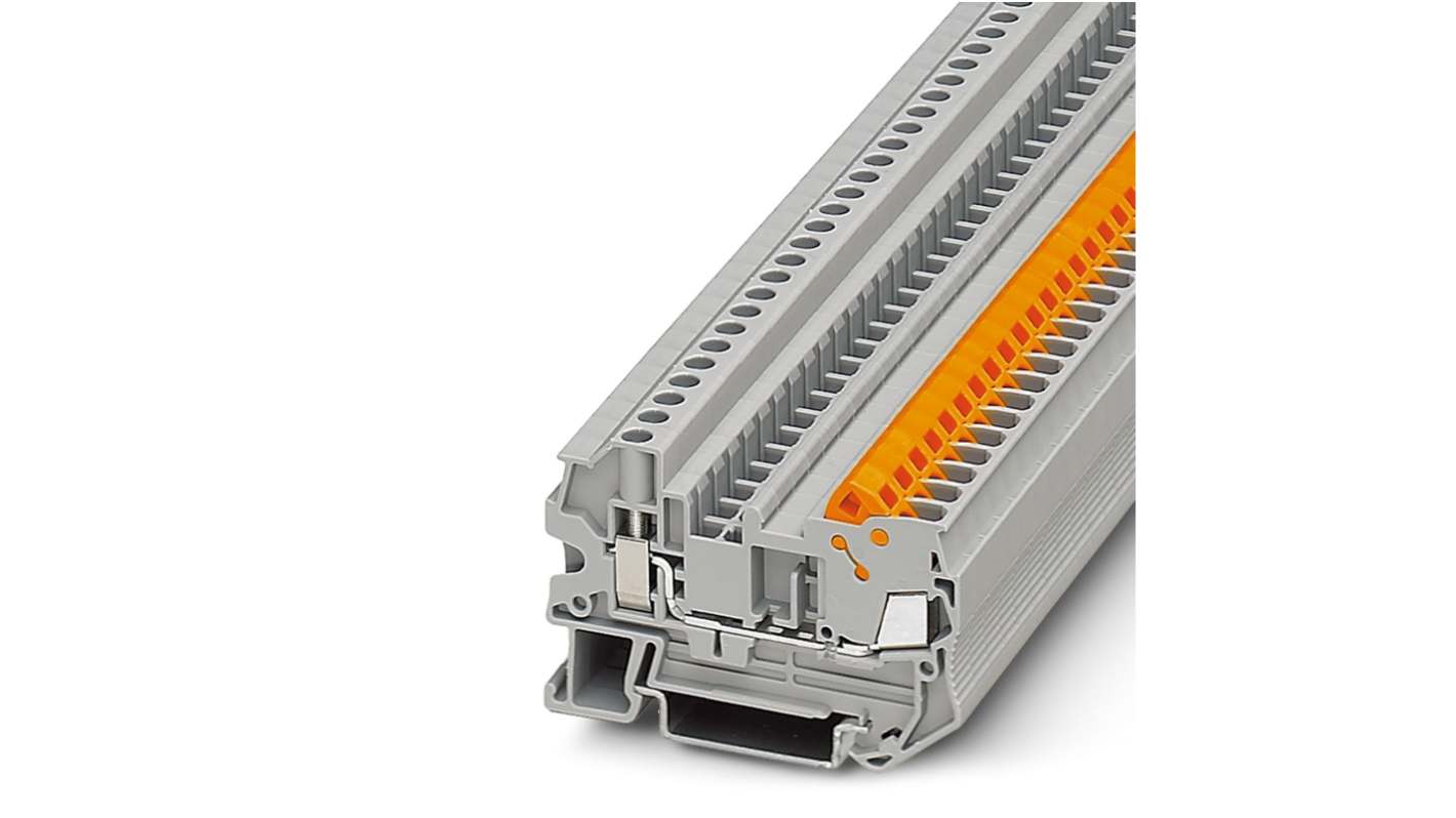 Phoenix Contact 3206539 5, QTCU 2 Series Grey, 0.5 → 2.5mm², Screw Termination, ATEX