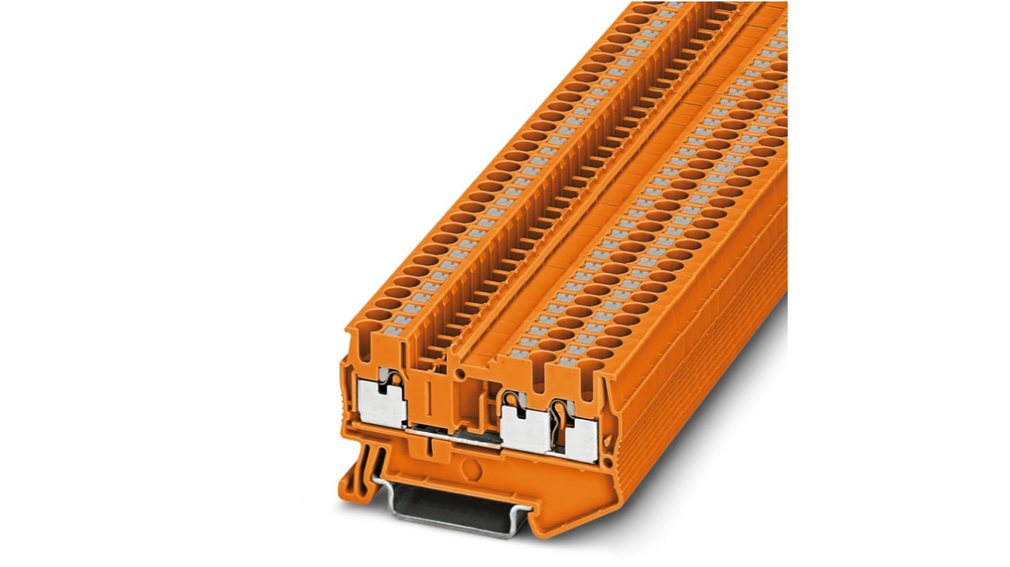 Phoenix Contact 3211210 PT 2.5-TWIN OG Series Orange, 4mm², Push In Termination, ATEX, IECEx