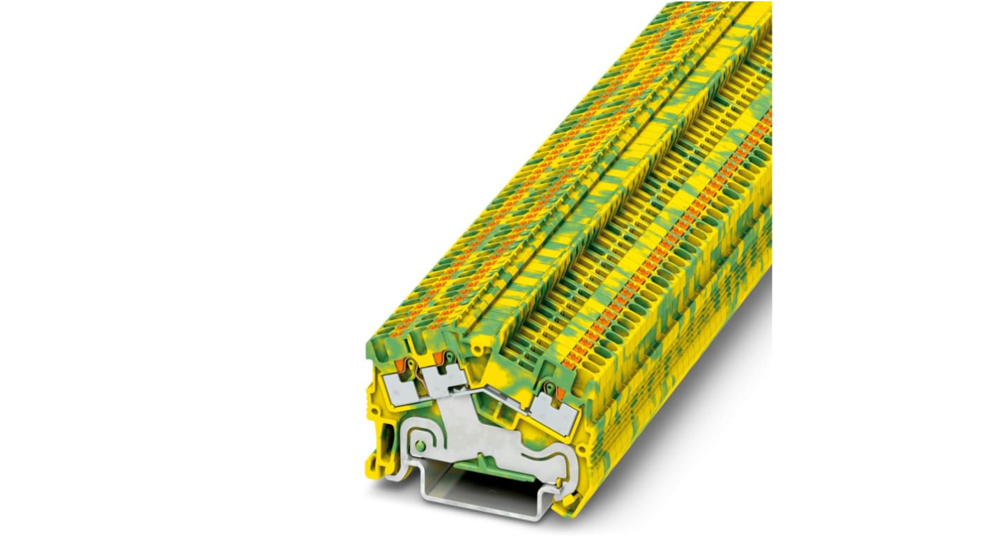 Phoenix Contact 3214602 PTS 1.5/S-TWIN-PE Series, 0.14 → 1.5mm², Push In Termination, ATEX, IECEx
