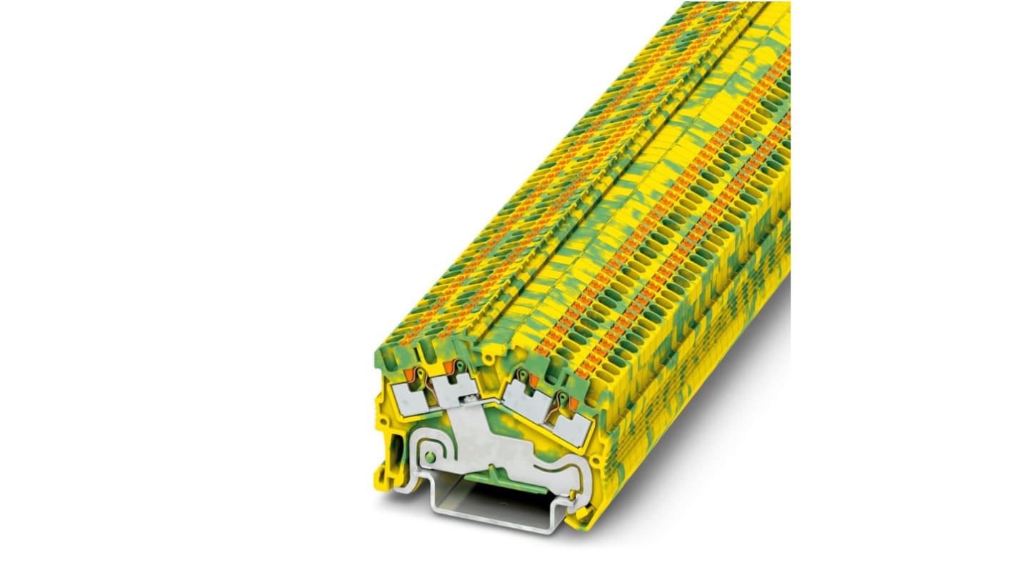 Phoenix Contact 3214644 PTS 1.5/S-QUATTRO-PE Series, 0.14 → 1.5mm², Push In Termination, ATEX, IECEx
