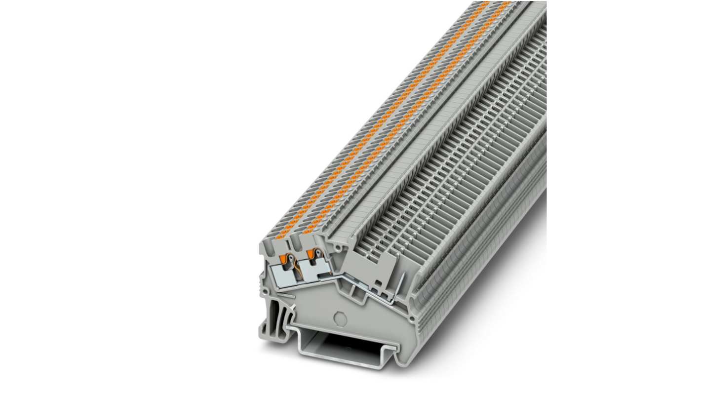 Phoenix Contact 3214709 PTS 1.5/S-TWIN/1P Series Grey, 0.14 → 1.5mm²