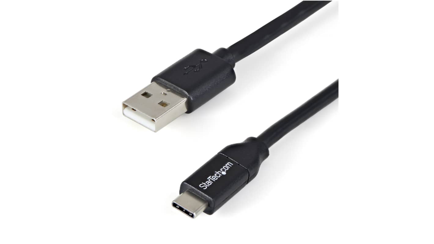 StarTech.com USB 2.0, Male USB A to Male USB C, 480Mbps, 2m