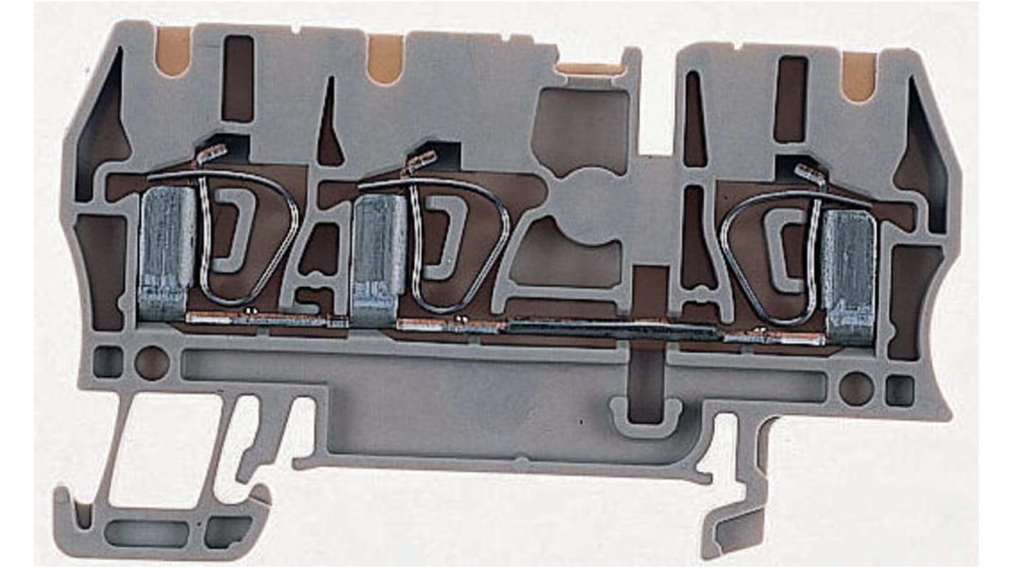 Weidmuller 1775530000 ZDU Series Beige, 1.5mm², Single-Level, Clamp Termination