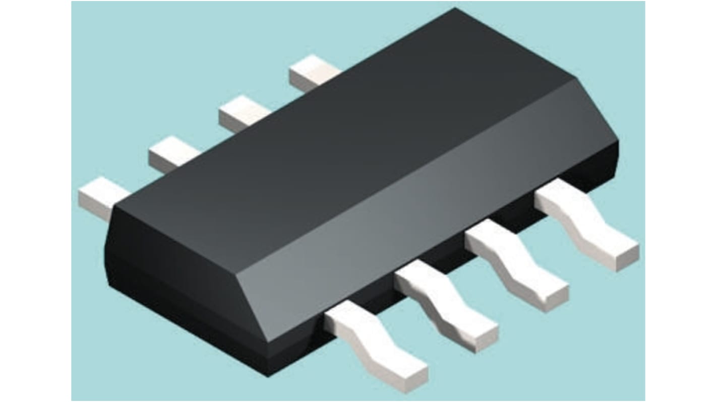 DiodesZetex ZDT6790TA SMD, NPN/PNP Transistor Dual 45 V / 2 A 150 MHz, SM 8-Pin