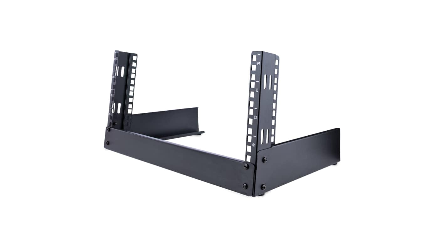 StarTech.com RK Series Black 4U Steel Server Rack , with 2-Post Frame