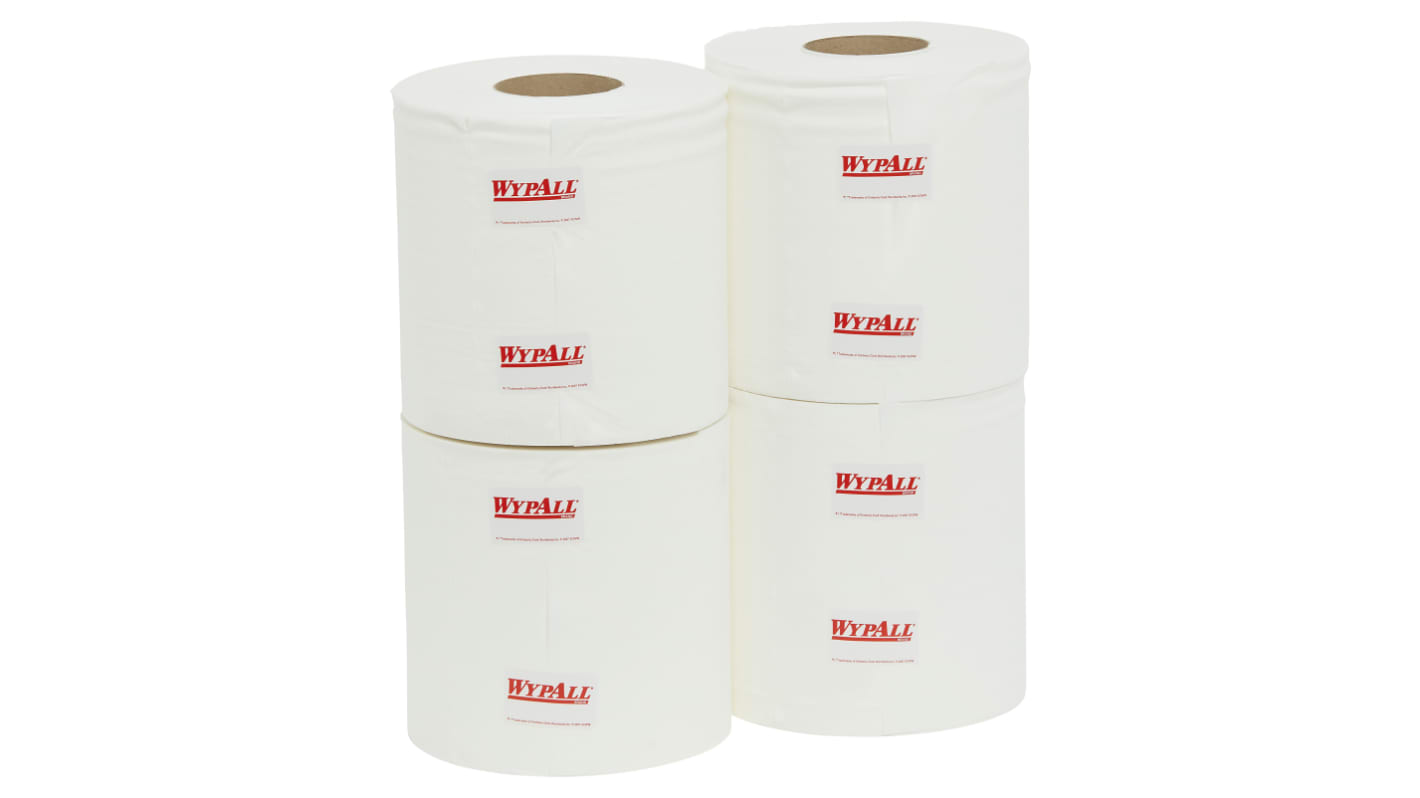 WYPALL L20 Heavy Duty Centrefeed Wiper Roll (94124) Dry Medium Cleaning Towel, Centrefeed of 1740, 20cm