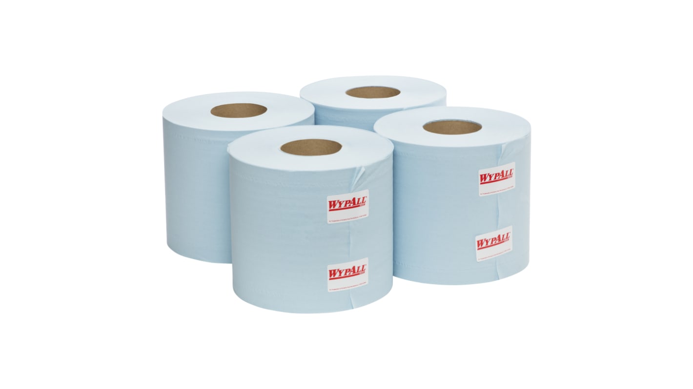 WYPALL L10 Roll Control Centrefeed Wiper (94126) Dry Light Cleaning Towel, Centrefeed of 3160, 18cm