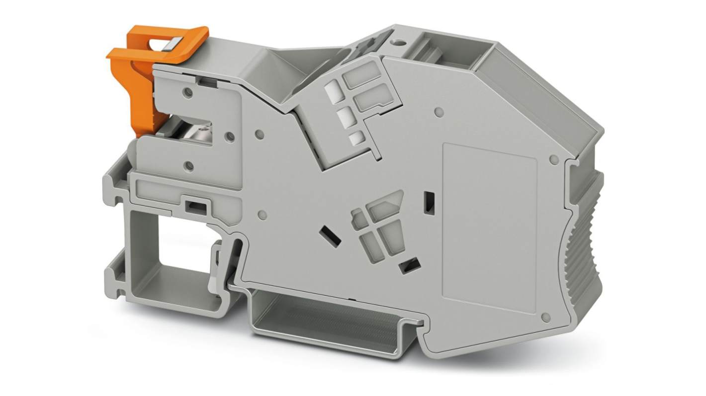 Morsettiera per guida DIN Phoenix Contact, Grigio, livello Singolo, , 76A