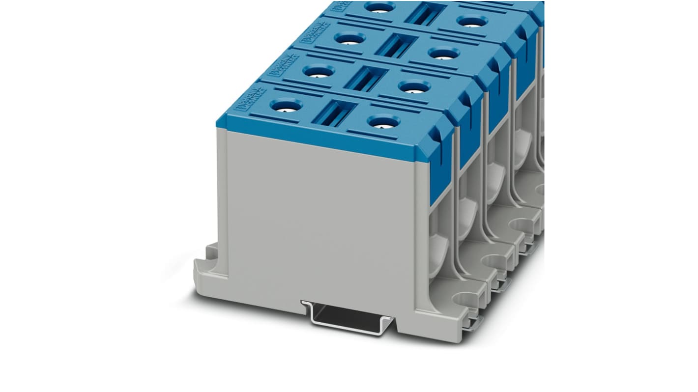 Phoenix Contact 1086499 UBAL Series Blue, 150mm², Single-Level, Screw Termination