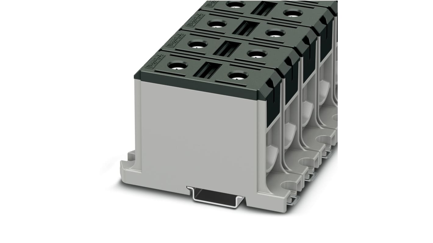 Phoenix Contact 1086502 UBAL 150 BK Series Black, 150mm², Single-Level, Screw Termination
