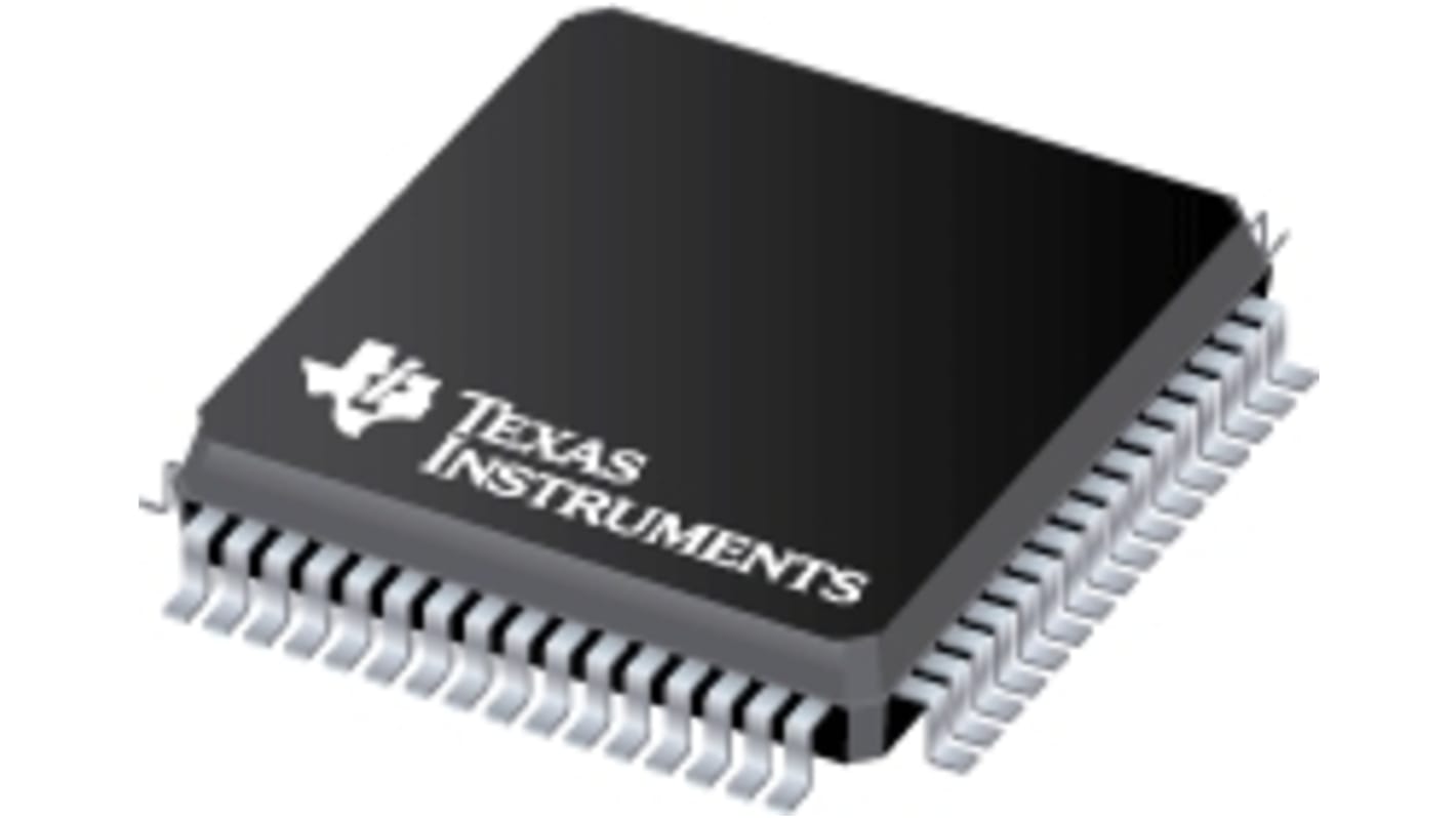 Texas Instruments MSP430F1611IPM, 16bit MSP430 Microcontroller, 16 bit MCU, 8MHz, 48 kB Flash, 64-Pin LQFP