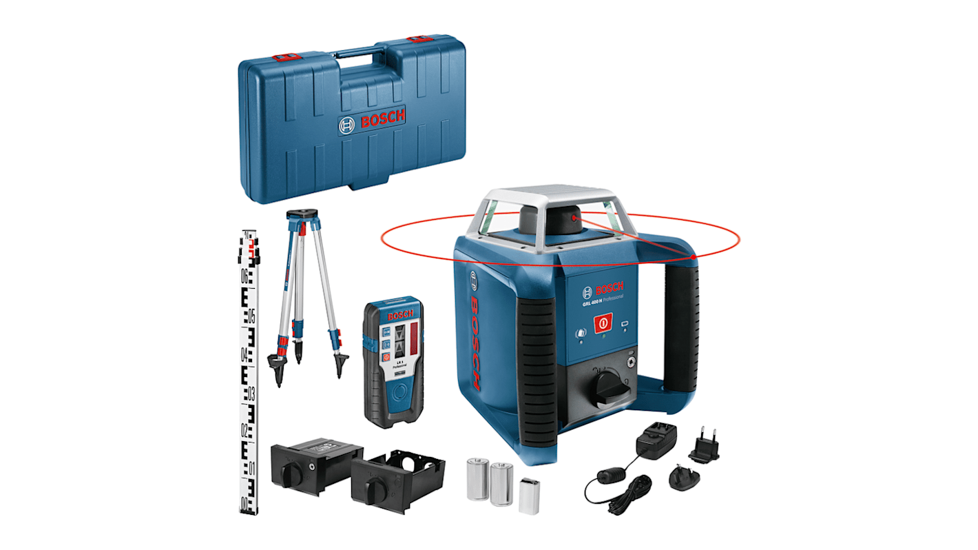 Bosch GRL 400 H, 635nm Red, 1 Line Rotary Laser