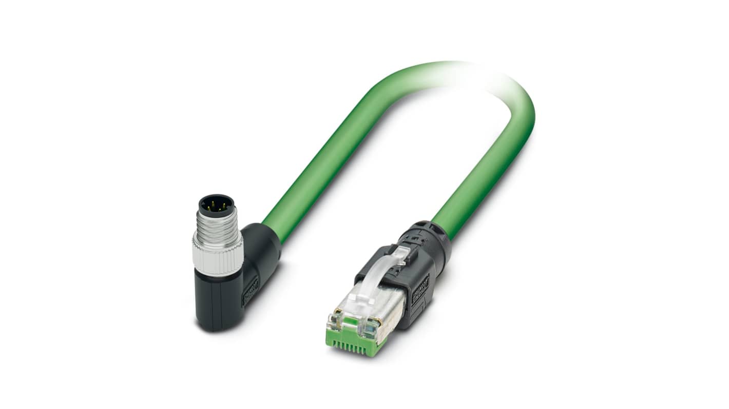 Kabel Ethernet Cat5 długość 10m Z zakończeniem Phoenix Contact Poliuretan