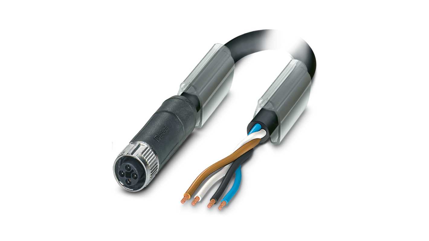 Kabel do siłownika/czujnika ze złączem Złącze M12 długość 10m Rodzaj A Żeńskie