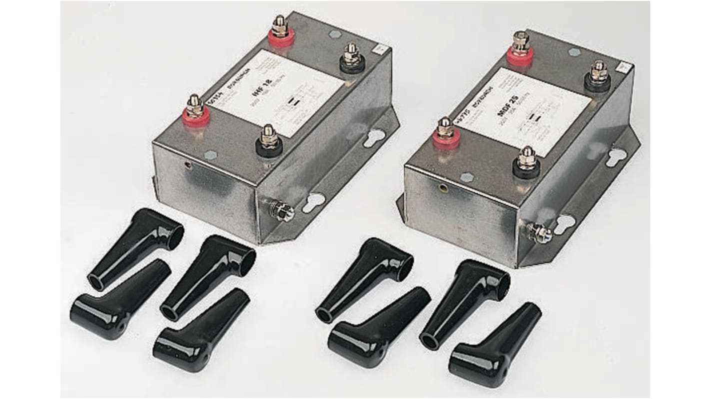 Deltron, MDF 50A 240 V ac 60Hz, Flange Mount EMI Filter, Stud, Single Phase