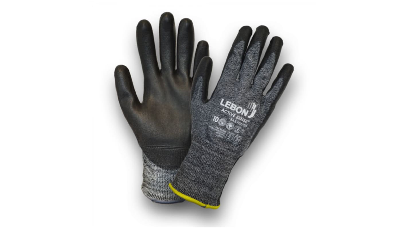 Lebon Protection EASYFIT/SD Schneidfeste Handschuhe, Größe 6, Schneidfest, Elastan, Grau 1 Stk.