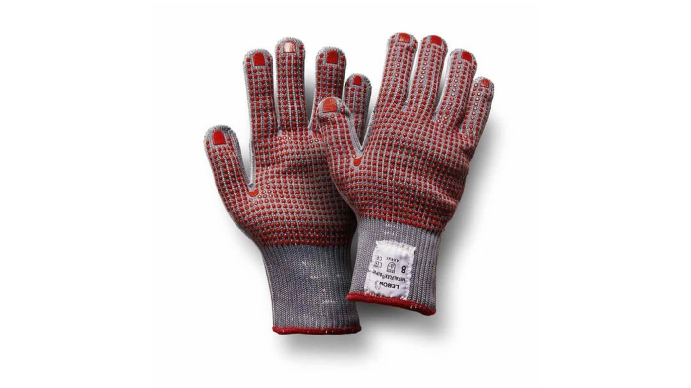 Lebon Protection METALFLEX/D/PVC Schneidfeste Handschuhe Größe 10 Schneidfest Edelstahl Grau 1Paar