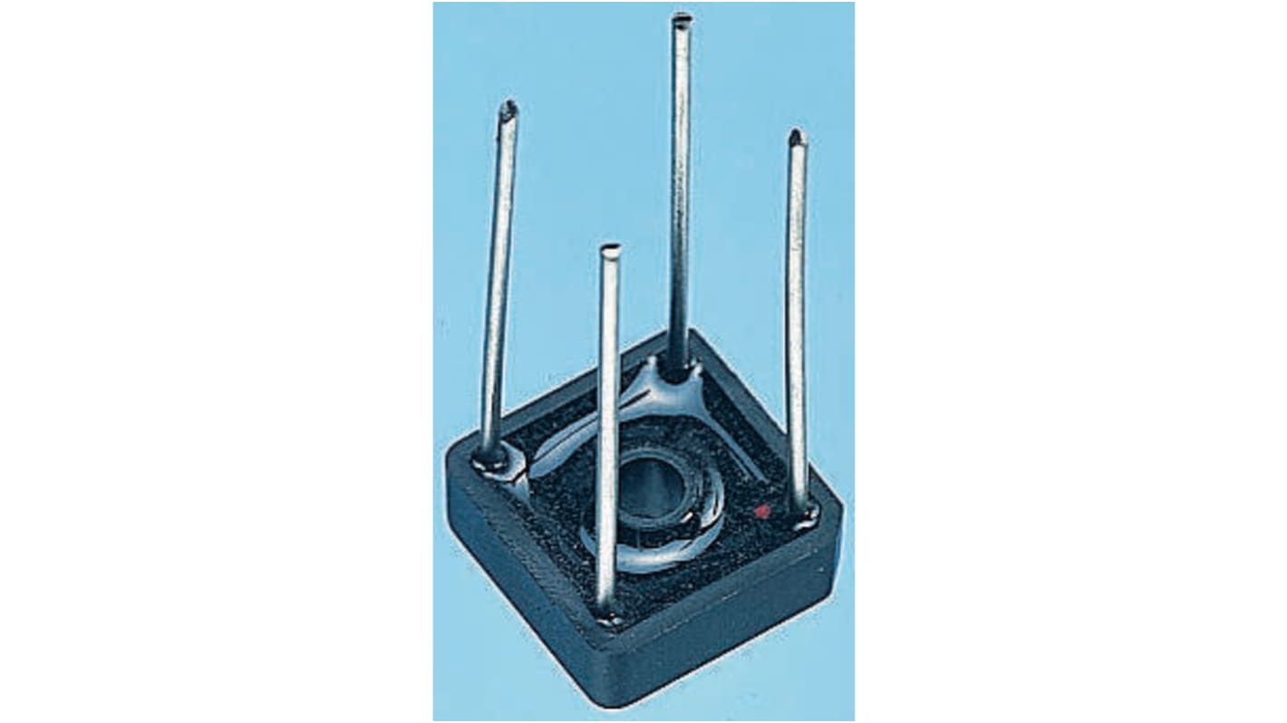 Vishay Bridge Rectifier, 8A, 50V, 4-Pin