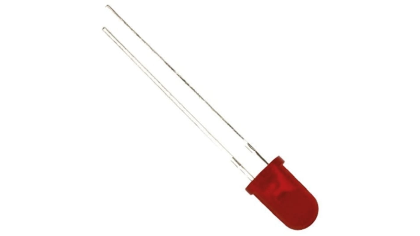 ROHM LED, 赤, スルーホール実装, 5 mm (T-1 3/4), SLR-56VC3F