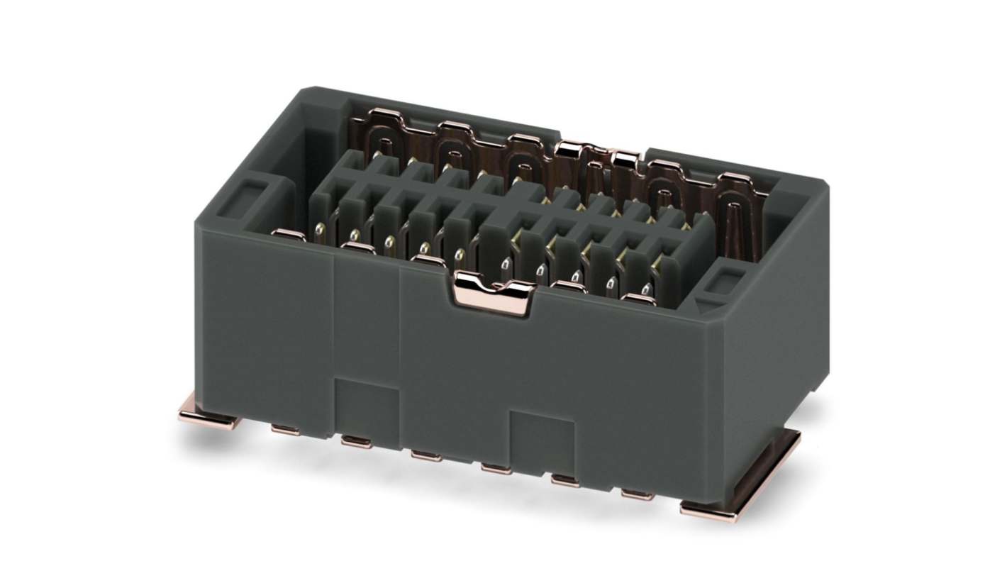 Gniazdo PCB 20 -pinowe raster: 0.8mm Ekranowane złącze żeńskie SMD Proste SMD