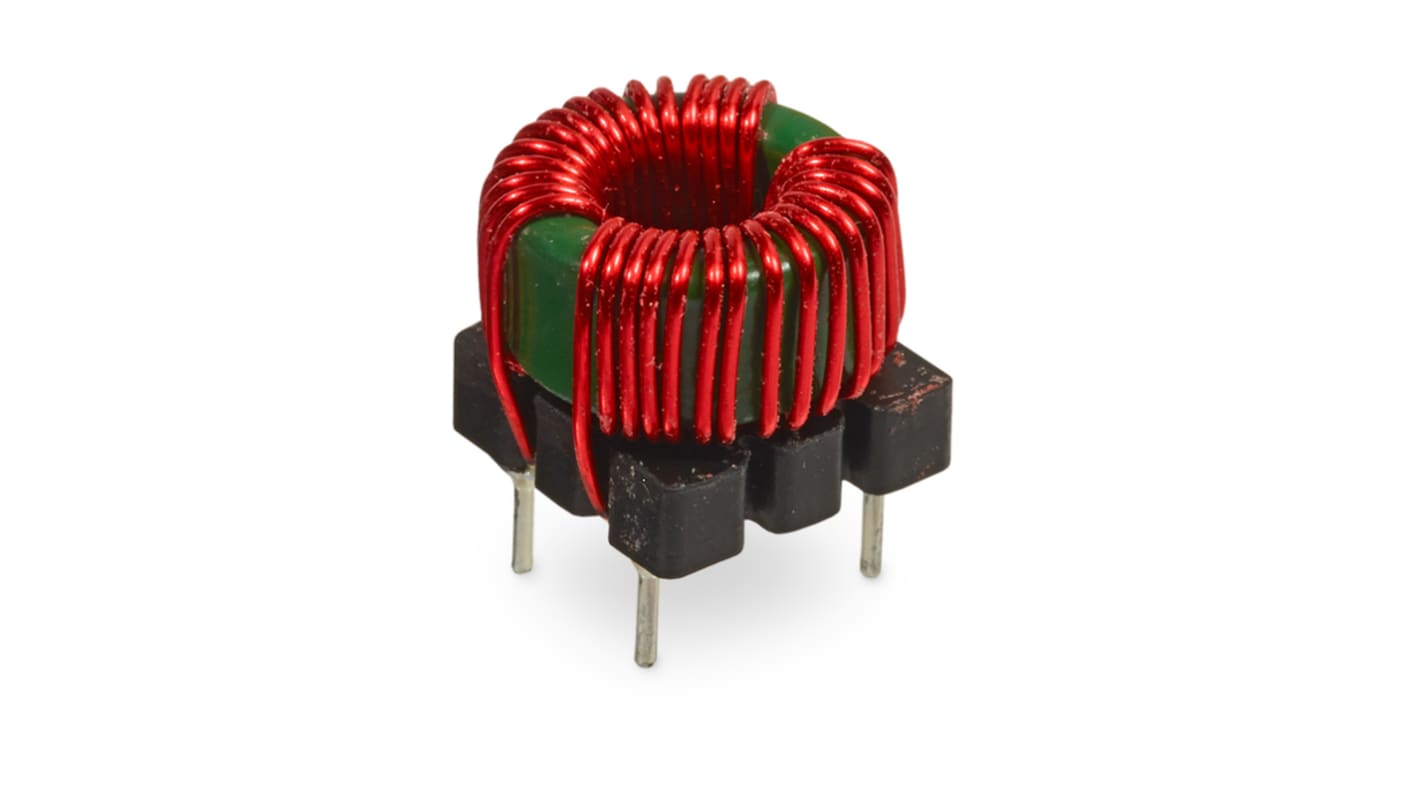 Filtro di modo comune TRACOPOWER, 398 μH, Su foro