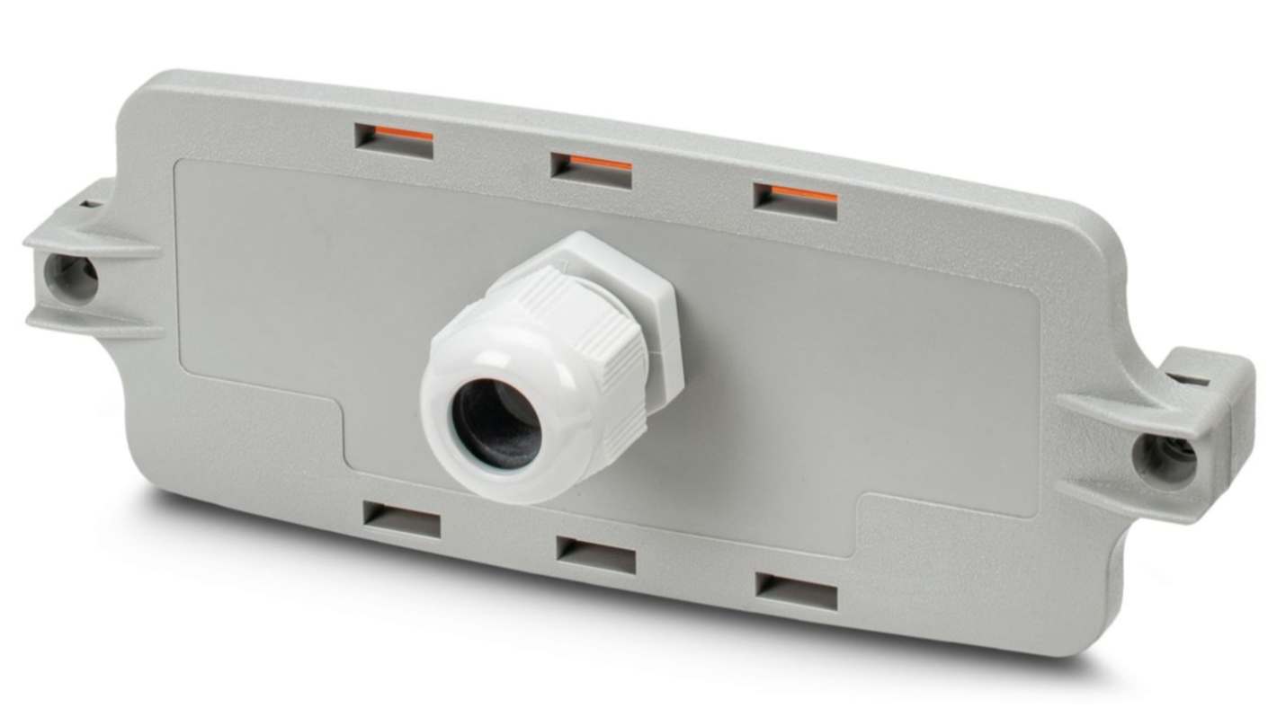 Phoenix Contact ECS Series Polycarbonate Front Plate, 30mm H, 62mm W, 163mm L for Use with ECS