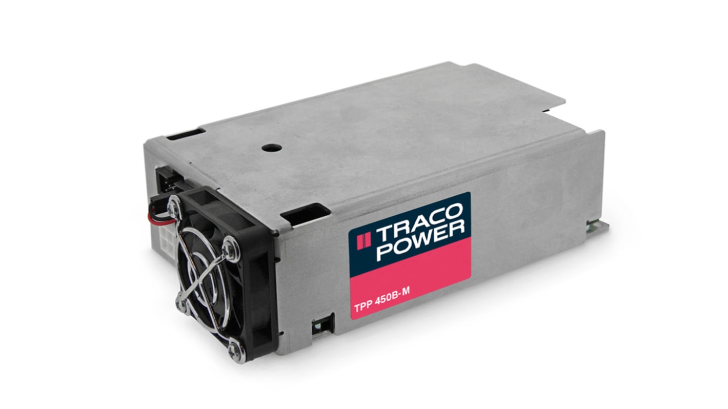Alimentatore ca/cc TRACOPOWER TPP 450-136B-M, 450W, ingresso 85 → 264V ca, uscita 36V cc, 12.5A TPP 450B-M