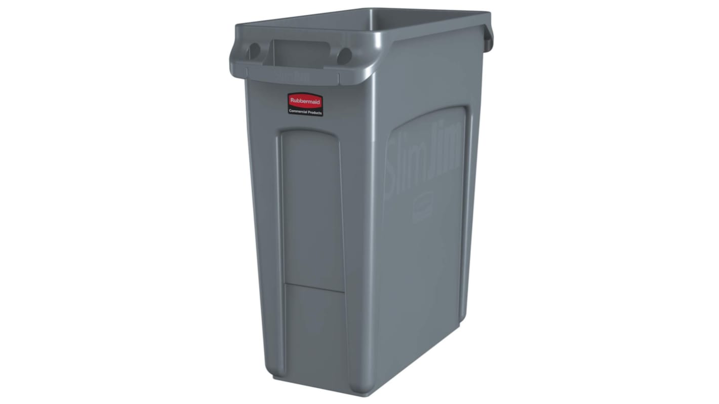 Pojemnik na odpady 60L, kolor: Szary, materiał: PE, Rubbermaid Commercial Products
