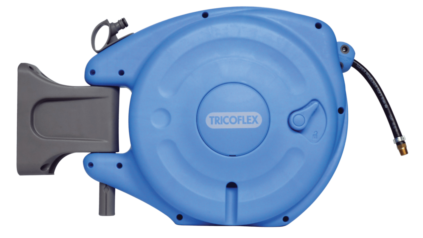 TRICOFLEX Wall Mounted 10m Air Hose Reel, 8 Inner Diameter