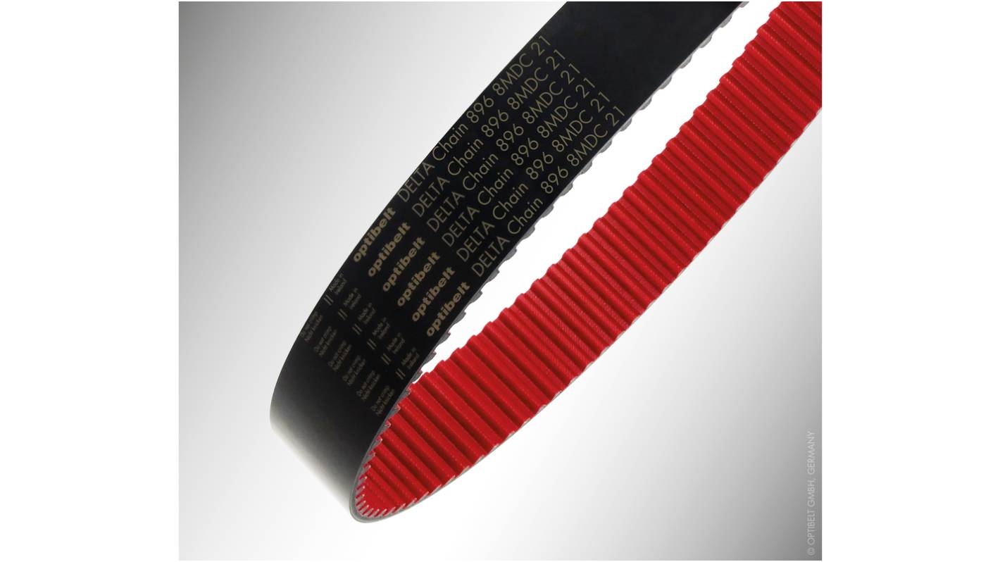 OPTIBELT 1792 8MDC 62 Timing Belt, 224 Teeth, 1792mm Length, 62mm Width