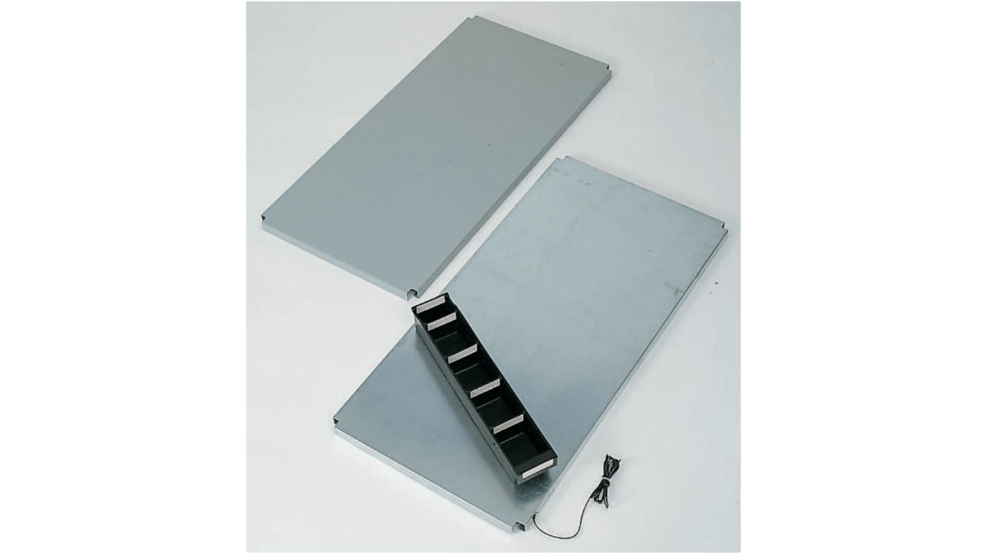 RS PRO Steel Grey Modular Shelving Shelf Set x 500mm