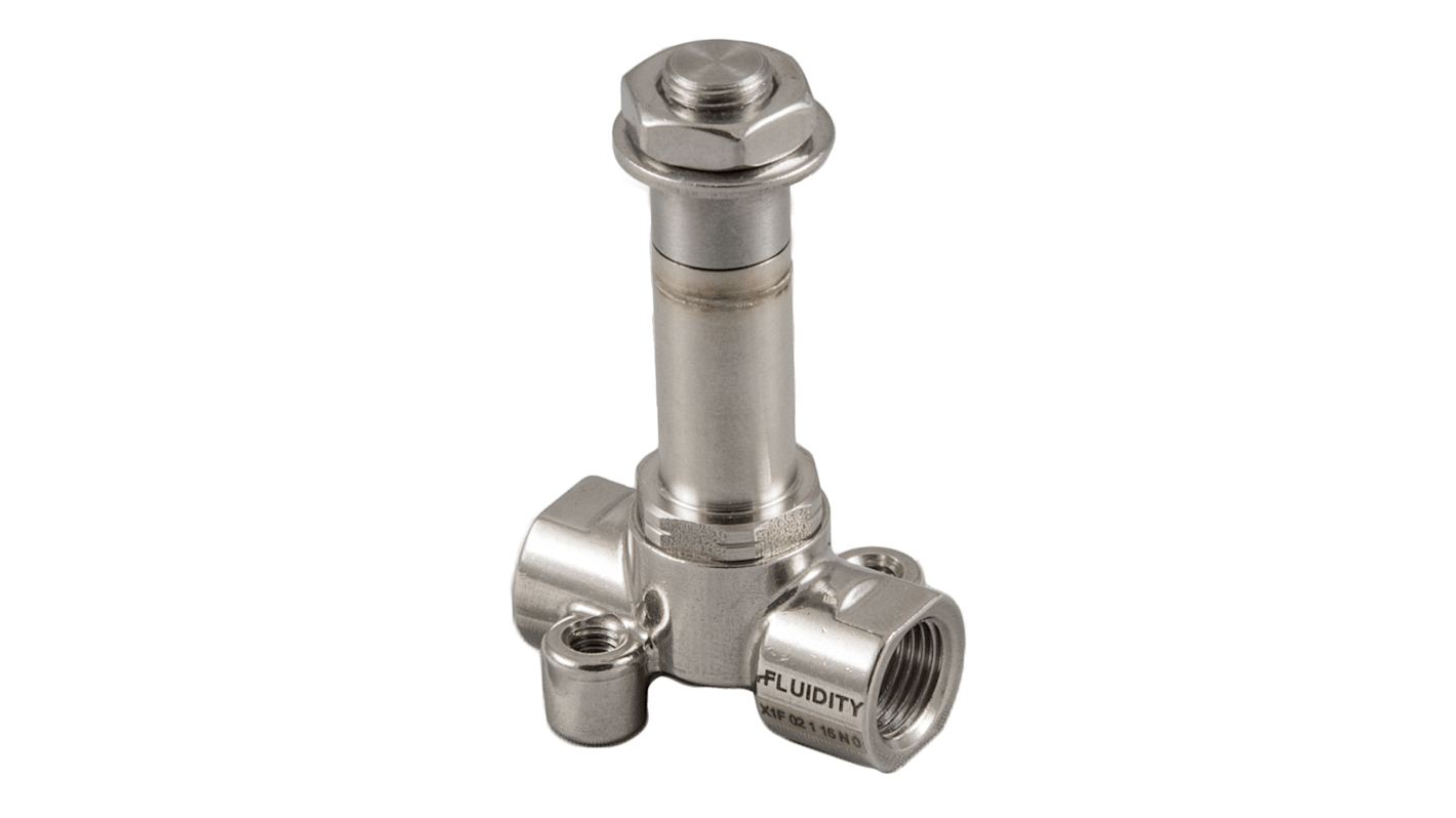 RS PRO X1F Magnetventil 2/2 NC BSP1/8, Elektromagnet-betätigt