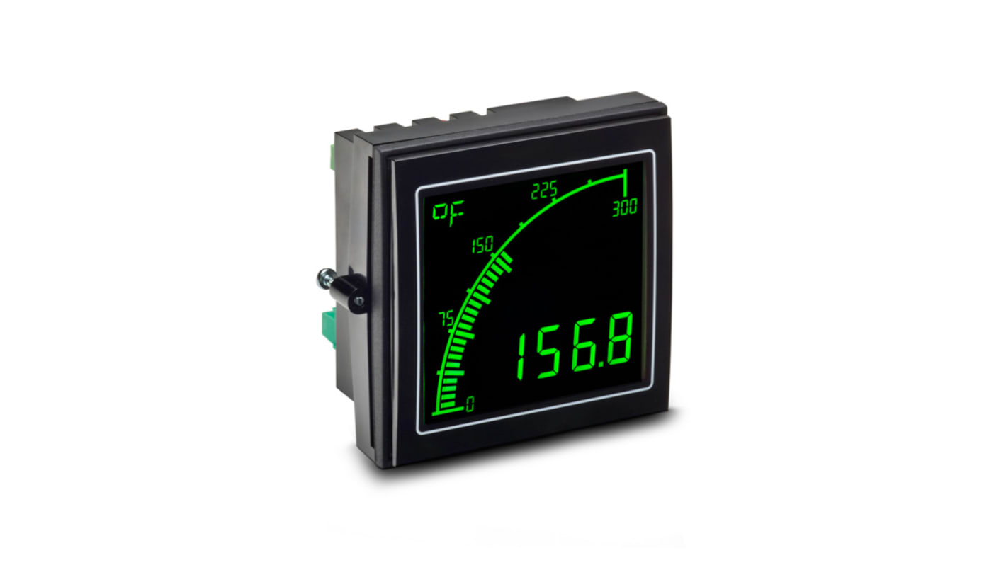 Trumeter Temperaturanzeige für Temperatur H 68mm B 68mm 4-Stellen T. 53mm