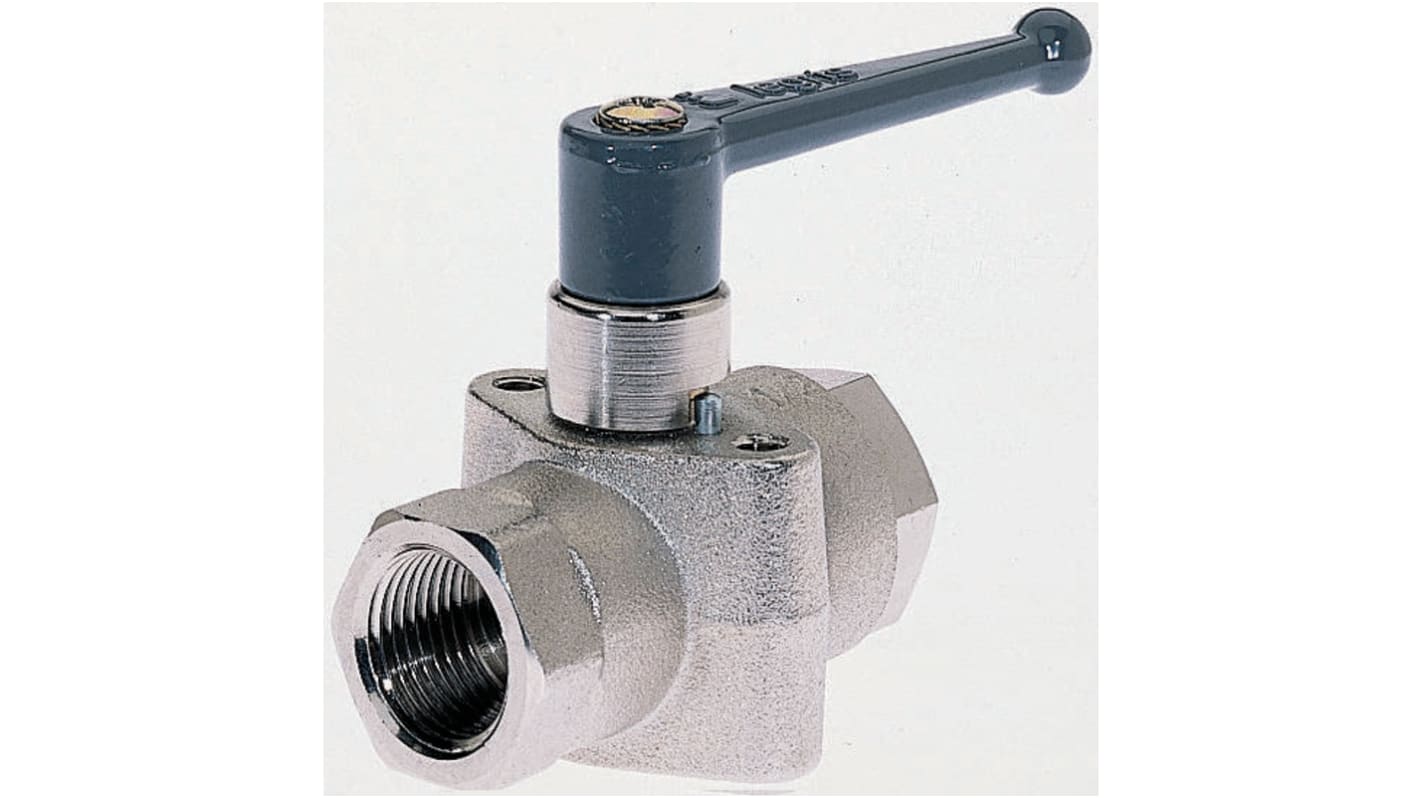 Legris Brass 2 Way, Ball Valve, BSPP 3/8in