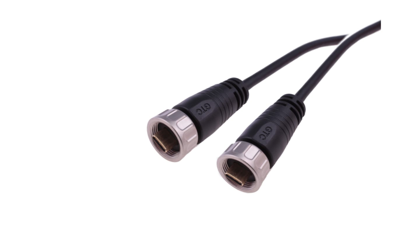 Kabel USB Złącze A USB C Złącze B USB C dł. 2m Przewód USB USB 3.1 kolor: Czarny