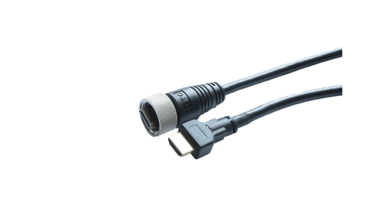 RS PRO, 2m Male HDMI to Male HDMIHigh Speed 4K