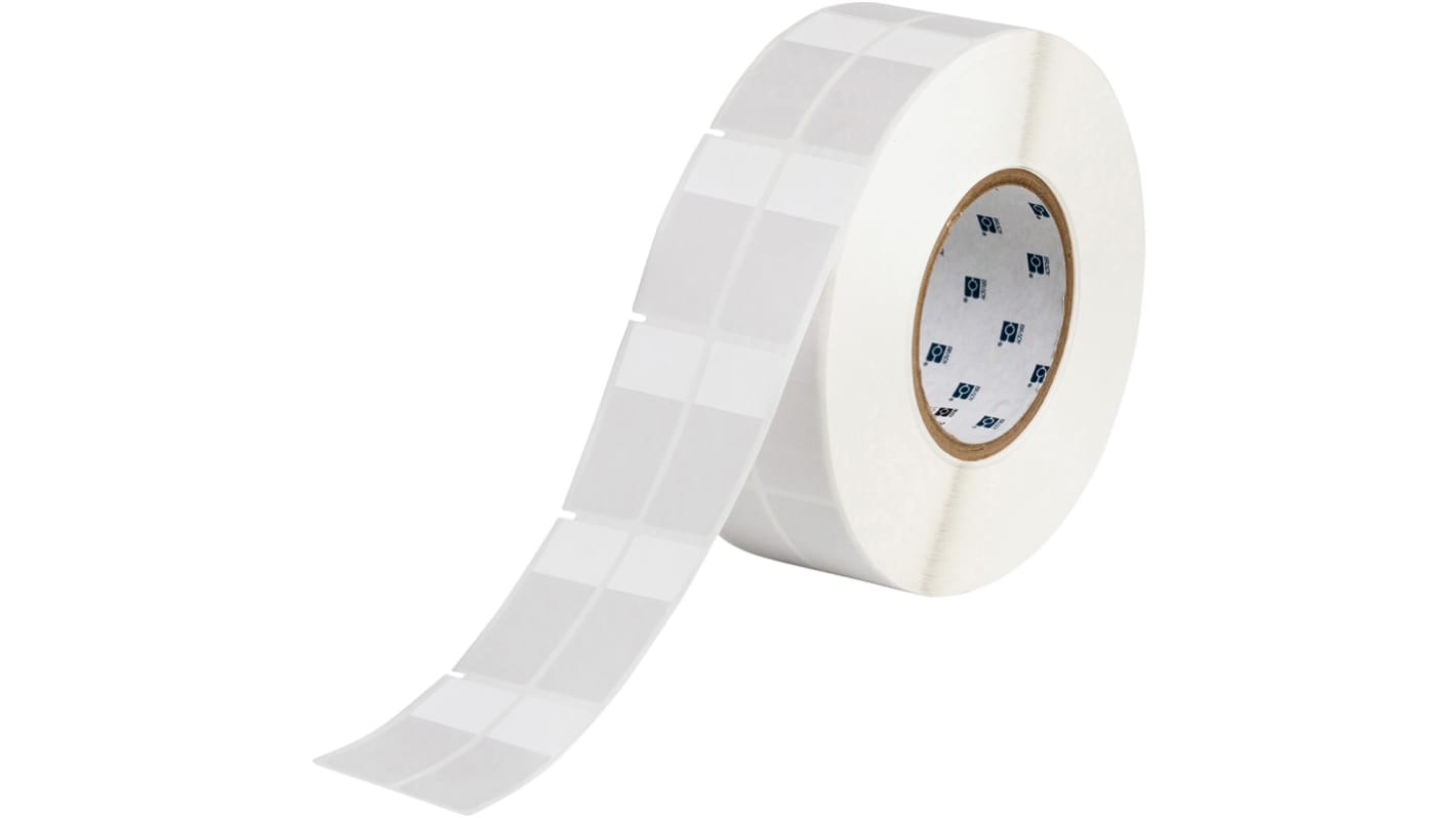 Brady B-427 on White, Transparent Cable Labels, 25.40 mm Width, 57.15mm Label Length