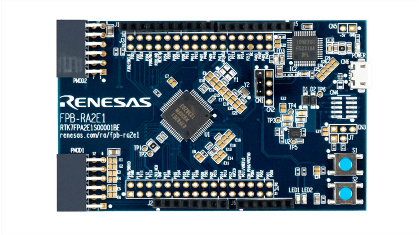 ルネサス エレクトロニクス 開発ボード, プロトタイピングボード, FPB-RA2E1, ARM Cortex, RTK7FPA2E1S00001BE