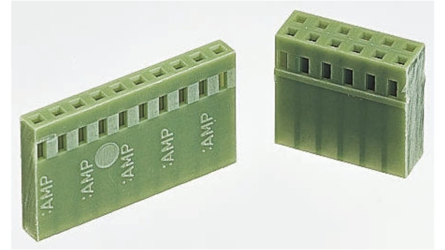 TE Connectivity コネクタハウジング 6極 ピッチ：2.54mm 1列