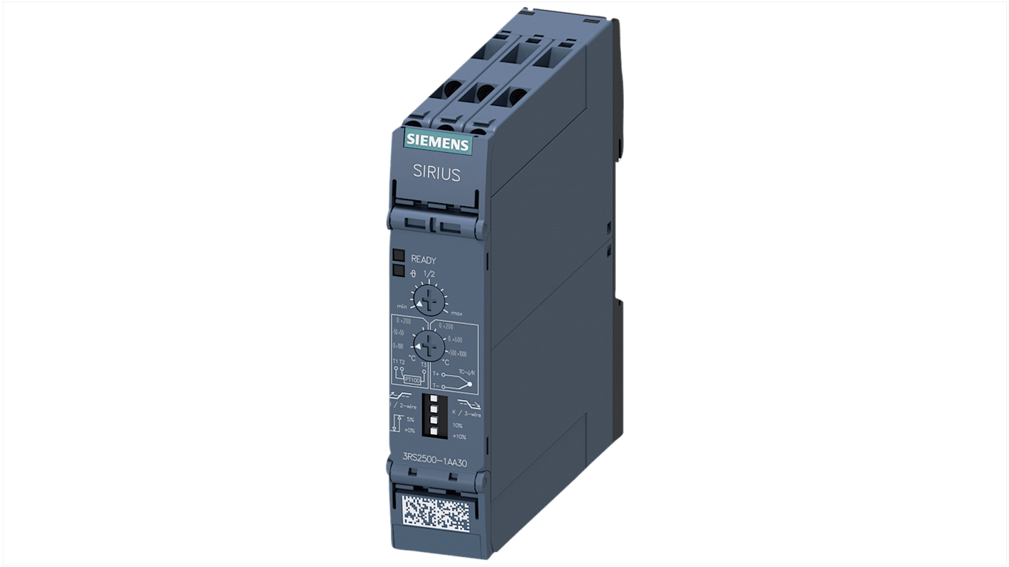 Relè di monitoraggio Temperatura Siemens 3RS2500-1AA30, SPDT