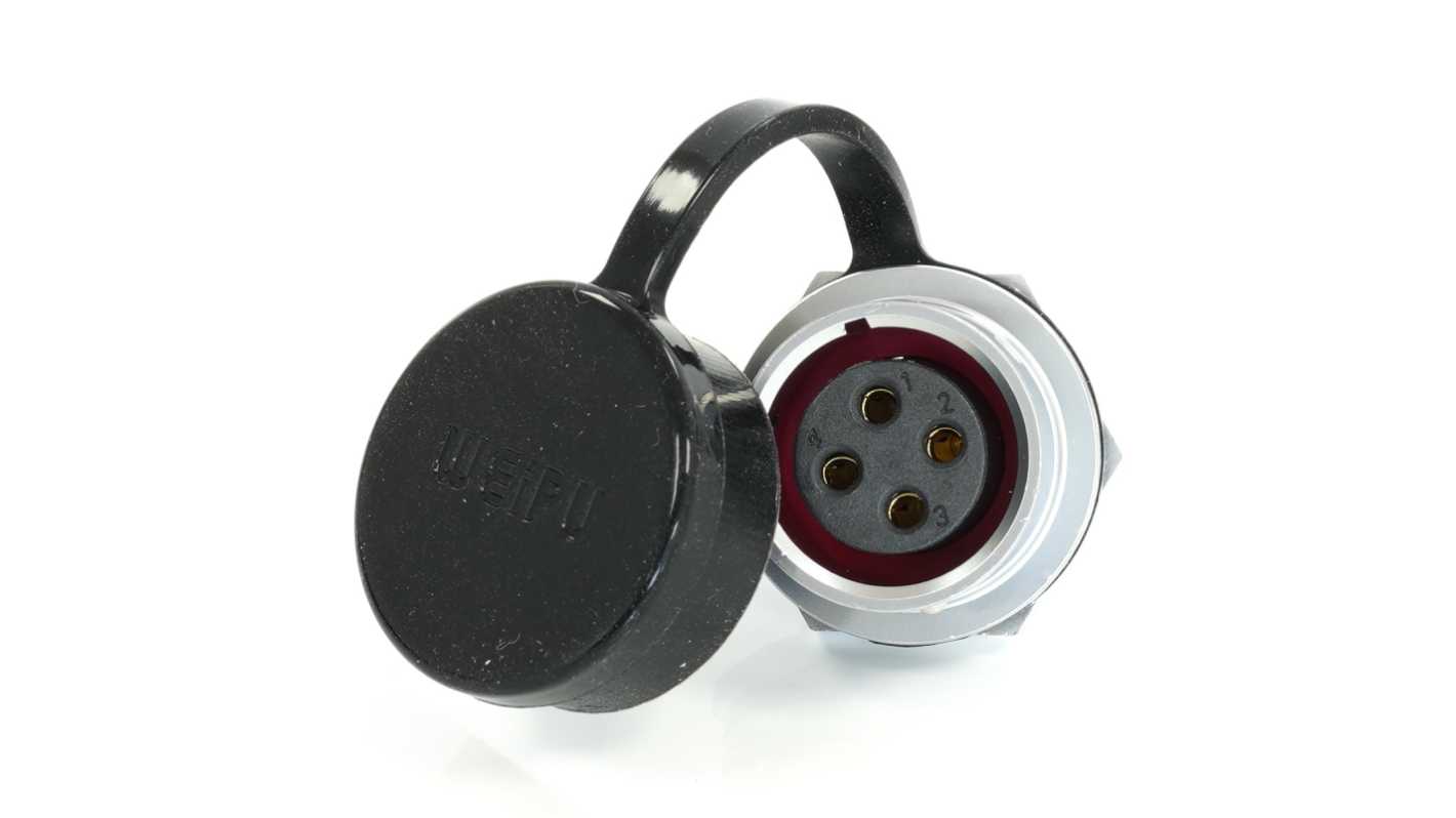 RS PRO Circular Connector, 4 Contacts, Front Mount, M16 Connector, Socket, Female, IP67