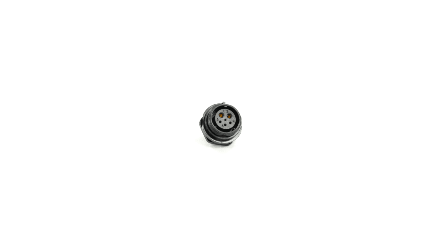 RS PRO Circular Connector, 6 Contacts, Panel Mount, 21 mm Connector, Socket, Female, IP68