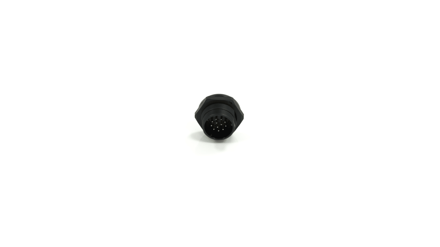RS PRO Circular Connector, 12 Contacts, Rear Mount, 21 mm Connector, Socket, Male, IP68