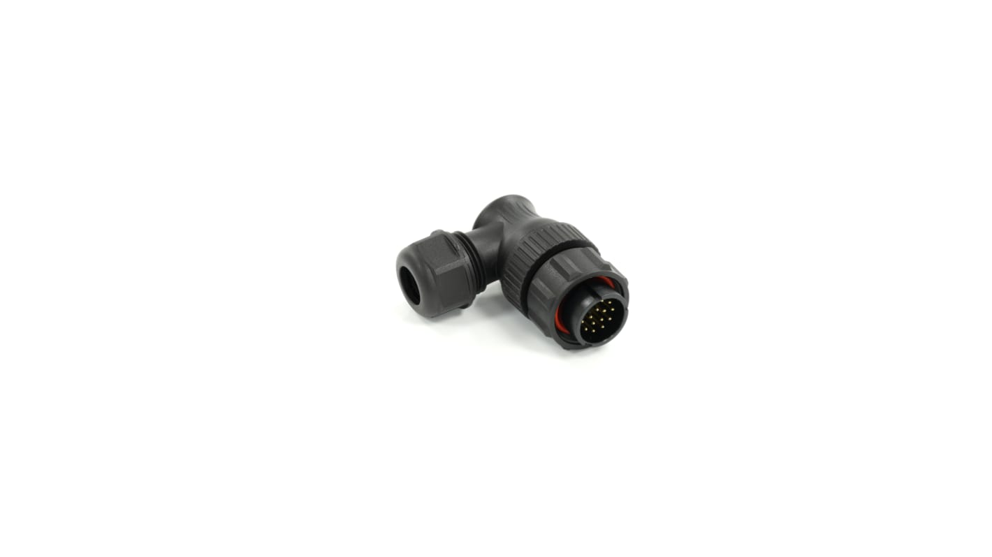 RS PRO Circular Connector, 15 Contacts, Cable Mount, 21 mm Connector, Plug, Male, IP68