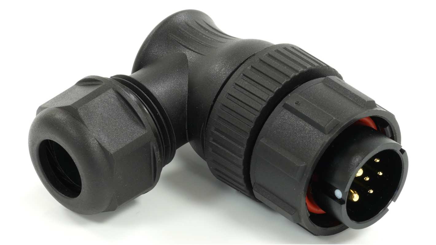 RS PRO Circular Connector, 6 Contacts, Cable Mount, 21 mm Connector, Plug, Male, IP67