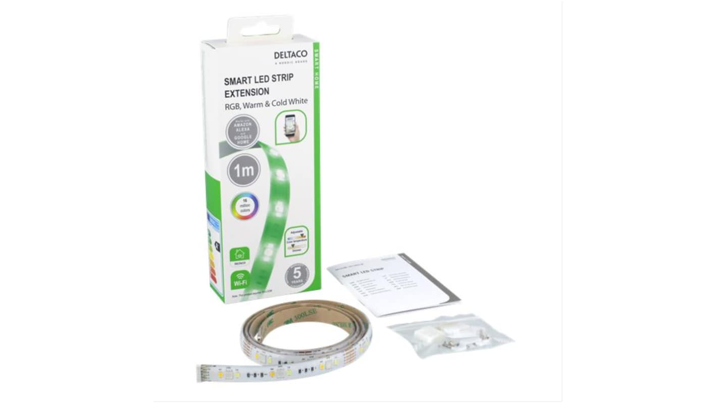 LED Deltaco, 24 W, 12 V, 2700 → 6500K