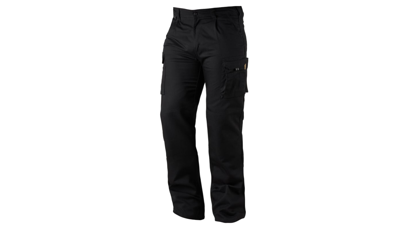 Orn Hawk EarthPro Combat Trouser Herren Arbeitshose, Baumwolle, Recycelter Polyester Schwarz, Größe 86 → 91cm /