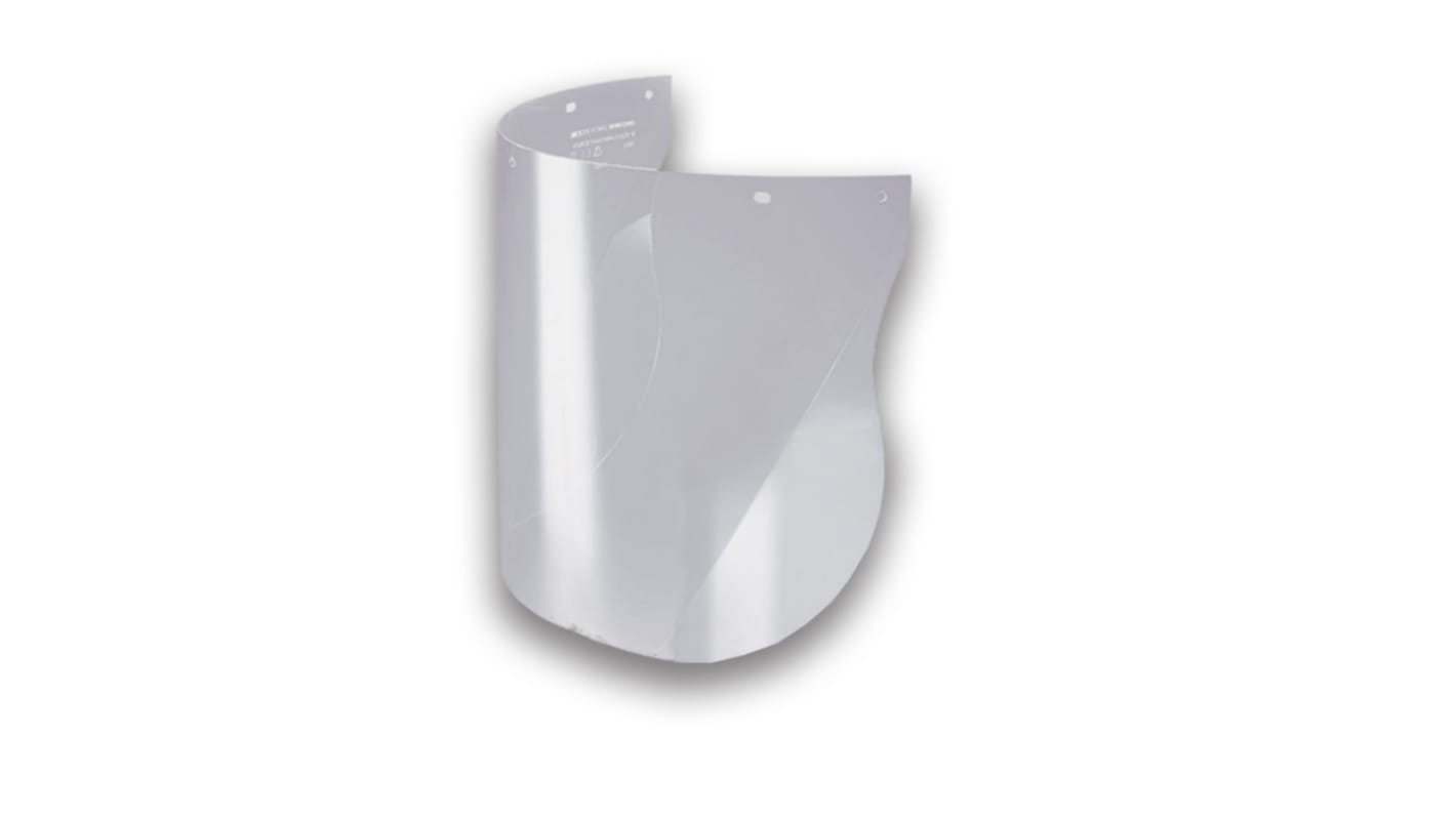 Centurion Safety Clear Flip Up PC Visor with Face Guard , Resistant To Impact