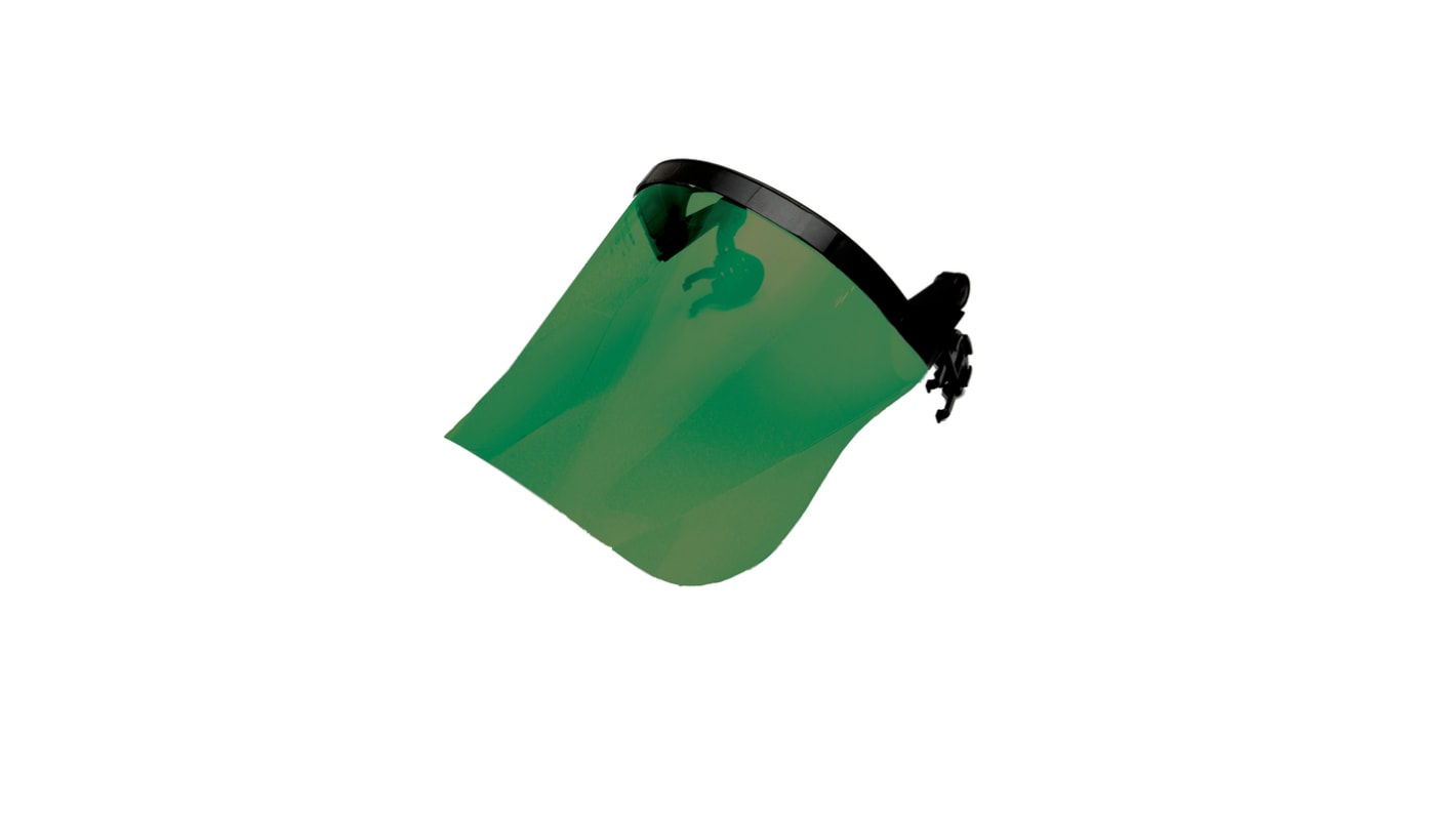 Centurion Safety Green Flip Up Acetate Visor with Face Guard , Resistant To Chemical Splashes